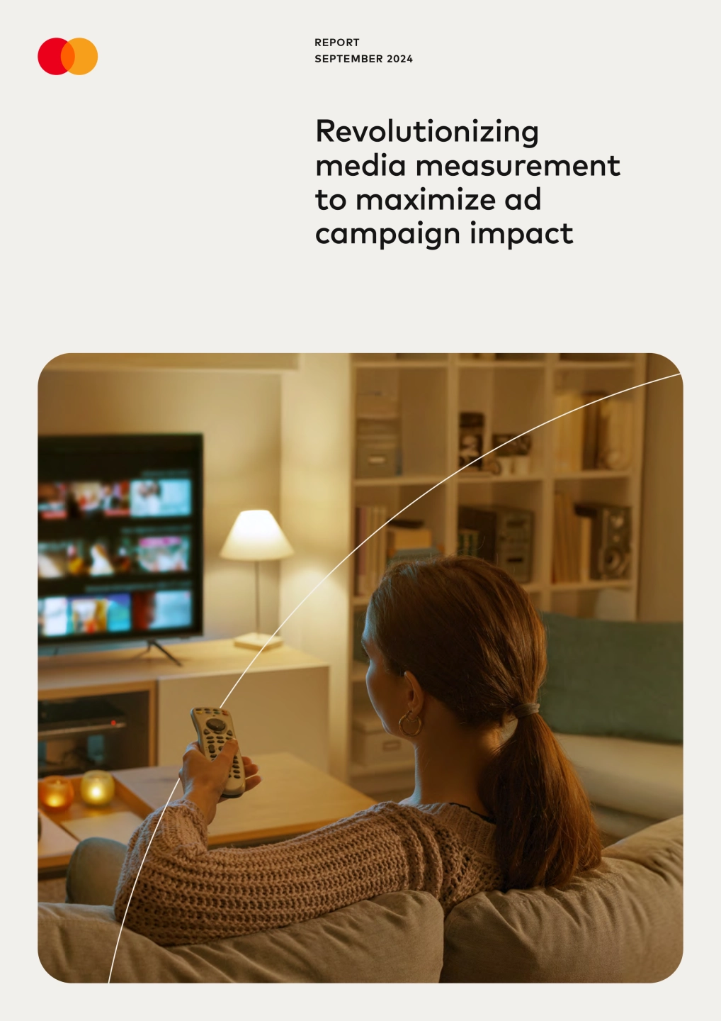 Woman watching TV cover