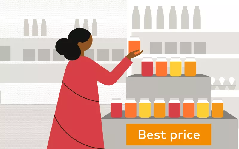 grocery shoppers are always looking for the best price