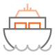 boat ship cruise icon