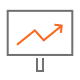 Industry trend monitoring icon