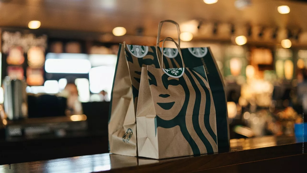 Starbucks bag