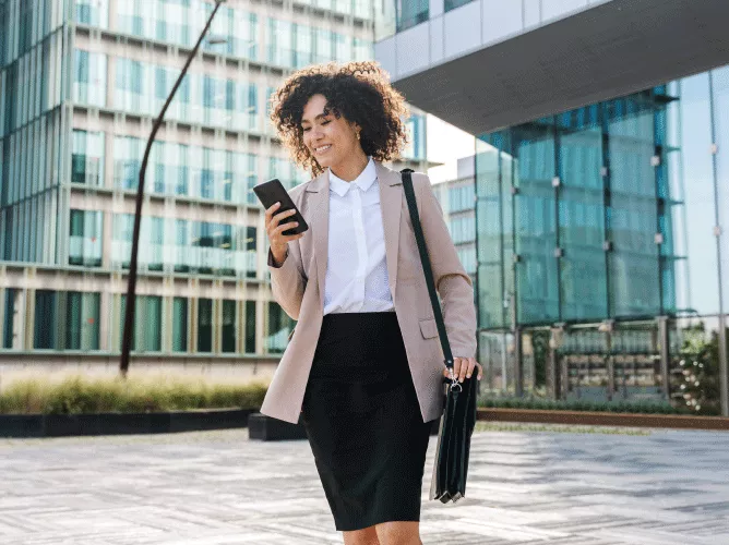 Woman walking