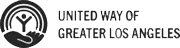 United way of greater los angeles black and white logo